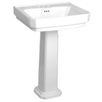 Pedestal Bathroom Sink 23-5/8 x 19-3/8 x 35-1/2 Pedestal Bathroom Sink 23-5/8 x 19-3/8 x 35-1/2