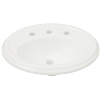Self-Rimming Bathroom Sink 21-7/8 x 18-3/8 x 7-1/4 Self-Rimming Bathroom Sink 21-7/8 x 18-3/8 x 7-1/4