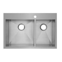 Double Bowl Kitchen Sink 33 x 22 x 10 Double Bowl Kitchen Sink 33 x 22 x 10