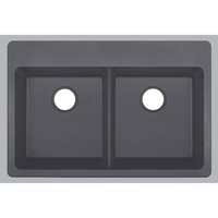 Double Bowl Kitchen Sink 33 x 22 x 9-1/2 Double Bowl Kitchen Sink 33 x 22 x 9-1/2