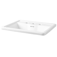 Self-Rimming Bathroom Sink 22-5/8 x 17-3/4 x 7-1/8 Self-Rimming Bathroom Sink 22-5/8 x 17-3/4 x 7-1/8