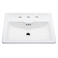 Self-Rimming Bathroom Sink 22-5/8 x 17-3/4 x 7-1/8 Self-Rimming Bathroom Sink 22-5/8 x 17-3/4 x 7-1/8