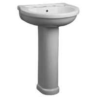 Pedestal Bathroom Sink 22-1/16 x 19-1/8 x 33-7/8 Pedestal Bathroom Sink 22-1/16 x 19-1/8 x 33-7/8