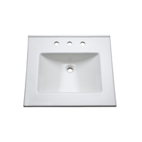 Bathroom Vanity Top 25 x 22 x 8-1/16 Bathroom Vanity Top 25 x 22 x 8-1/16