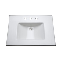 Bathroom Vanity Top 31 x 22 x 8-1/16 Bathroom Vanity Top 31 x 22 x 8-1/16