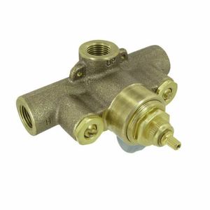 MIR6004 Custom Showering Thermostatic Valve Rough In Valve - Rough Brass MIR6004 Custom Showering Thermostatic Valve Rough In Valve - Rough Brass