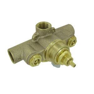 MIR6006 Custom Showering Thermostatic Valve Rough In Valve - Rough Brass MIR6006 Custom Showering Thermostatic Valve Rough In Valve - Rough Brass