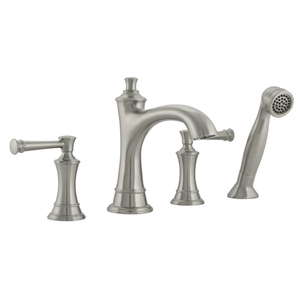MIRBE4RTGBN/MIR674164 Beasley Deck Mount With Handshower Tub Faucet - Brushed Nickel MIRBE4RTGBN/MIR674164 Beasley Deck Mount With Handshower Tub Faucet - Brushed Nickel
