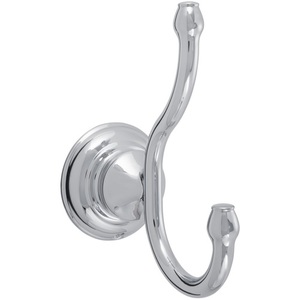 MIRBERHCP Beasley Robe Hook Bathroom Accessory - Polished Chrome MIRBERHCP Beasley Robe Hook Bathroom Accessory - Polished Chrome