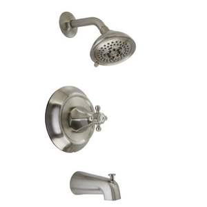 MIRBR8030EBN/MIR4001 Boca Raton One Handle Tub & Shower Faucet - Brushed Nickel MIRBR8030EBN/MIR4001 Boca Raton One Handle Tub & Shower Faucet - Brushed Nickel