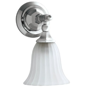 Mirabelle MIRBRKW1LGTCP Boca Raton 1 Bulb Wall Sconce - Polished Chrome Mirabelle MIRBRKW1LGTCP Boca Raton 1 Bulb Wall Sconce - Polished Chrome