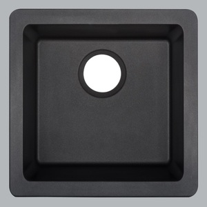 MIRGR1B1616BL Totten Dual Mount Bar Sink - Black MIRGR1B1616BL Totten Dual Mount Bar Sink - Black