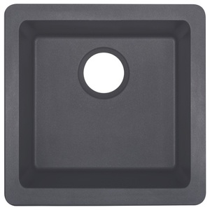 SHGR1B1616GY Totten Dual Mount Bar Sink - Gray SHGR1B1616GY Totten Dual Mount Bar Sink - Gray