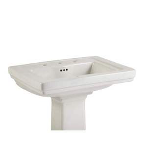 MIRKW348AWH Key West Pedestal Basin Part - White MIRKW348AWH Key West Pedestal Basin Part - White