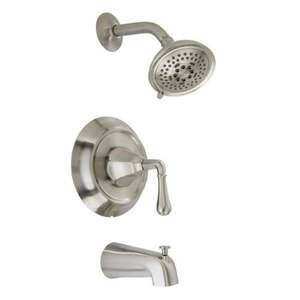 MIRKW8030EBN/MIR4001 Key West One Handle Tub & Shower Faucet - Brushed Nickel MIRKW8030EBN/MIR4001 Key West One Handle Tub & Shower Faucet - Brushed Nickel