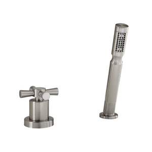 MIRML2RTDBN Milazzo Diverter With Handshower Tub Faucet - Brushed Nickel MIRML2RTDBN Milazzo Diverter With Handshower Tub Faucet - Brushed Nickel