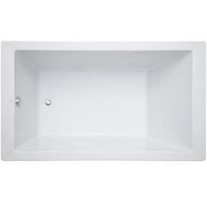 MIRSKA6036WH Sitka 60'' x 36'' Air Tub - White MIRSKA6036WH Sitka 60'' x 36'' Air Tub - White