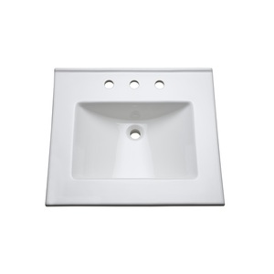 MIRT25228WH Fireclay Vanity Top Bathroom Vanity - White MIRT25228WH Fireclay Vanity Top Bathroom Vanity - White