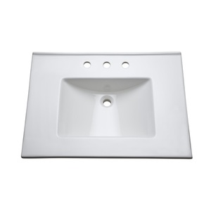 MIRT31228WH Fireclay Vanity Top Bathroom Vanity - White MIRT31228WH Fireclay Vanity Top Bathroom Vanity - White