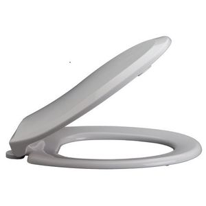 MIRTSEZ100WH Slow Close Easy Clean Toilet Seat Bathroom Accessory - White MIRTSEZ100WH Slow Close Easy Clean Toilet Seat Bathroom Accessory - White