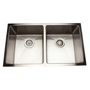 MIRUC3118 Stainless Steel Undermount - Double Bowl Kitchen Sink - Stainless Steel MIRUC3118 Stainless Steel Undermount - Double Bowl Kitchen Sink - Stainless Steel