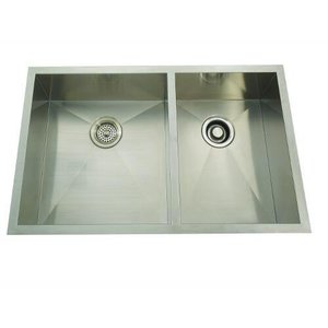 MIRUC3320Z Stainless Steel Undermount - Double Bowl Kitchen Sink - Stainless Steel MIRUC3320Z Stainless Steel Undermount - Double Bowl Kitchen Sink - Stainless Steel
