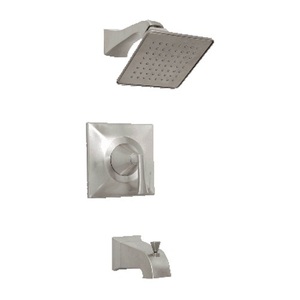 MIRVL8030EBN/MIR3001 Vilamonte One Handle Tub & Shower Faucet - Brushed Nickel MIRVL8030EBN/MIR3001 Vilamonte One Handle Tub & Shower Faucet - Brushed Nickel
