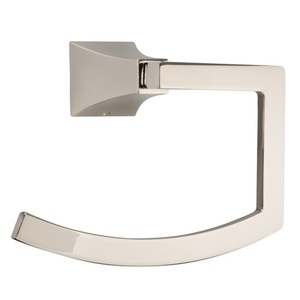 MIRVLTRPN Vilamonte Towel Ring Bathroom Accessory - Polished Nickel MIRVLTRPN Vilamonte Towel Ring Bathroom Accessory - Polished Nickel