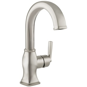 MIRWSCCR100PN Carraway Single Hole Bathroom Faucet - Polished Nickel MIRWSCCR100PN Carraway Single Hole Bathroom Faucet - Polished Nickel