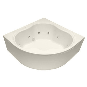 MIRSAT6060RBS St. Augustine 60" Corner Total Massage Tub - Biscuit MIRSAT6060RBS St. Augustine 60" Corner Total Massage Tub - Biscuit