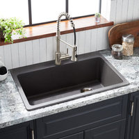 Single Bowl Sinks 33 x 22 x 9-1/2 Single Bowl Sinks 33 x 22 x 9-1/2