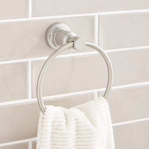 SHGFTRBN Greyfield Towel Ring Bathroom Accessory - Brushed Nickel SHGFTRBN Greyfield Towel Ring Bathroom Accessory - Brushed Nickel