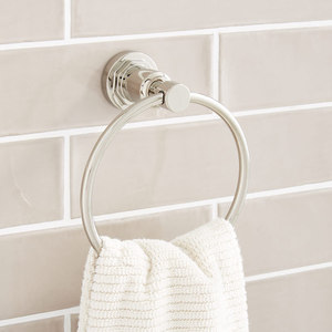 SHGFTRPN Greyfield Towel Ring Bathroom Accessory - Polished Nickel SHGFTRPN Greyfield Towel Ring Bathroom Accessory - Polished Nickel