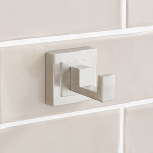 SHRIRHBN Rigi Robe Hook Bathroom Accessory - Brushed Nickel SHRIRHBN Rigi Robe Hook Bathroom Accessory - Brushed Nickel