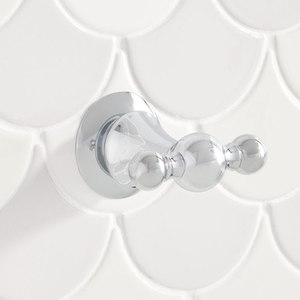 SHSARHCP St Augustine Robe Hook Bathroom Accessory - Polished Chrome SHSARHCP St Augustine Robe Hook Bathroom Accessory - Polished Chrome