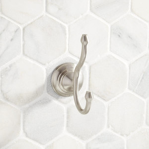 SHBERHBN Beasley Robe Hook Bathroom Accessory - Brushed Nickel SHBERHBN Beasley Robe Hook Bathroom Accessory - Brushed Nickel