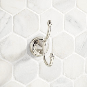 SHBERHPN Beasley Robe Hook Bathroom Accessory - Polished Nickel SHBERHPN Beasley Robe Hook Bathroom Accessory - Polished Nickel