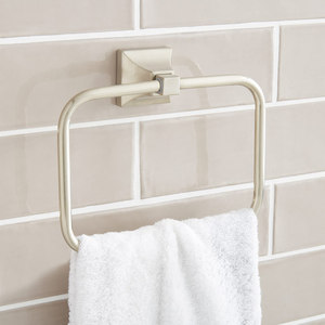 SHCRTRBN Carraway Towel Ring Bathroom Accessory - Brushed Nickel SHCRTRBN Carraway Towel Ring Bathroom Accessory - Brushed Nickel